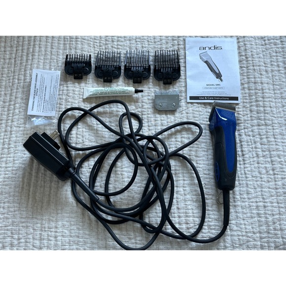 Andis Other - Andis Excel 5-Speed SMC Professional Pet Grooming Clippers Blue Sparkle Kit